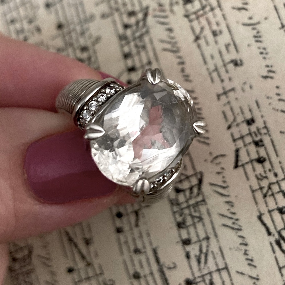 [ FINAL price ] Judith Ripka Bold Clear Ring